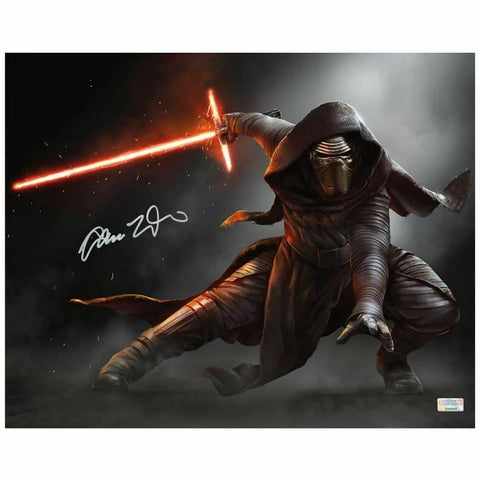 Adam Driver Autographed Star Wars Kylo Ren Jedi Killer 16x20 Photo