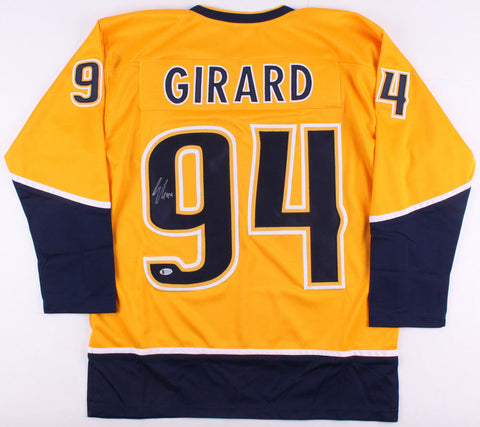 Samuel Girard Signed Predators Jersey (Beckett COA) Nashville Defenseman