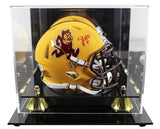 Arizona State Cameron Skattebo Signed Sparky Speed Mini Helmet W/ Case BAS Wit