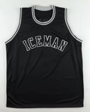 George Gervin Signed San Antonio Spurs "The Iceman" Jersey (Schwartz Sports COA)