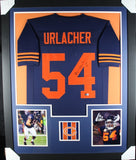 BRIAN URLACHER (Bears thb TOWER) Signed Autographed Framed Jersey Beckett HOF