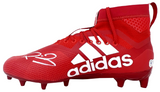 Patrick Mahomes Chiefs Signed Red Adidas Game Model Team Issued Cleat BAS R