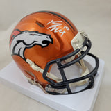 BO NIX SIGNED DENVER BRONCOS FLASH SPEED MINI HELMET BECKETT QR