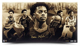 Darius Garland Autographed Cavaliers "To The Rack" Gold Edition Photo UDA LE 100