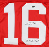 Craig Krenzel Signed Ohio State Buckeye Jersey "2002 National Champs" (Playball)