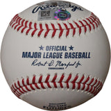 Jack Leiter Autographed/Signed Texas Rangers OML Baseball FAN 46784