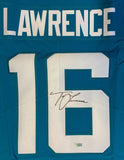 Trevor Lawrence Autographed Jaguars Signed Nike Elite Teal Jersey Fanatics COA