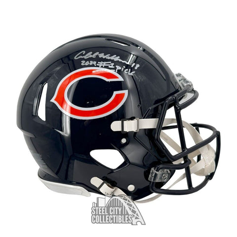 Caleb Williams INSC Auto Chicago Speed Authentic Full Size Helmet - Fanatics