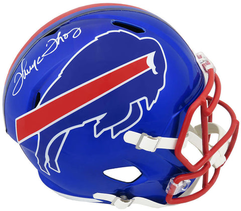 Thurman Thomas Signed Bills FLASH Riddell Speed Full Size Replica Helmet -SS COA