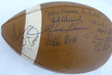 1962 Champ Packers Autographed Football 39 Sigs Johnny Blood McNally Beckett BAS