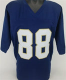 Tony Rice Signed Notre Dame Fighting Irish 88 Nat'l Champs Custom Jersey (JSA)