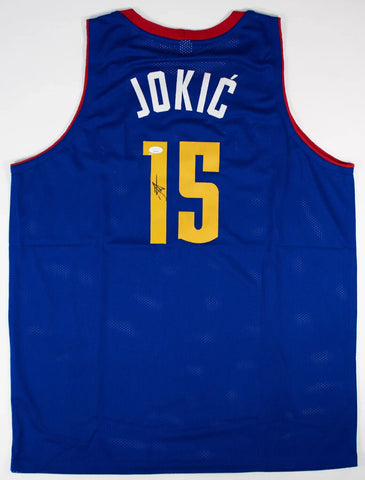 Nikola Jokic Signed Denver Nuggets Jersey (JSA COA) 3xNBA MVP/ 2023 NBA Champion