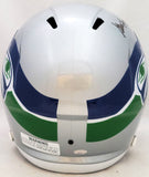 STEVE LARGENT AUTOGRAPHED SEAHAWKS THROWBACK (1983-2001) FULL SIZE HELMET