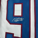 Autographed/Signed Mikko Rantanen Colorado White Hockey Jersey JSA COA