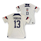 Alex Morgan Autographed USA Womens World Cup Nike Soccer Jersey Beckett Auth COA