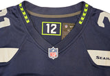 SEAHAWKS DEVON WITHERSPOON AUTOGRAPHED BLUE NIKE JERSEY SIZE XL MCS HOLO 229508