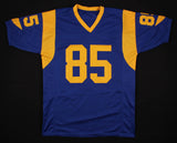 Jack Youngblood Signed Custom Los Angeles Rams Jersey (Beckett COA) 7xPro Bowl