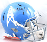 Earl Campbell Signed Oilers F/S 60-62 Speed Authentic Helmet HOF- Beckett W Holo