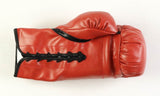 Riddick Bowe Signed Everlast Red Boxing Glove (JSA COA) Boxing Record 43-1-1