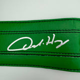 Autographed/Signed Oscar De La Hoya WBC Green Replica Championship Belt BAS COA