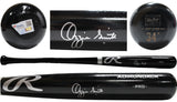 Ozzie Smith Autographed/Signed St. Louis Cardinals Bat FAN 44391