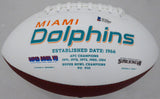 BOB GRIESE AUTOGRAPHED WHITE LOGO FOOTBALL MIAMI DOLPHINS BECKETT BAS 177660