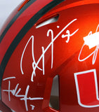 * Sapp, Irvin, Johnson, Lewis, Gore Signed F/S Miami Flash Speed Auth.