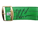 MIKE TYSON AUTOGRAPHED GREEN WBC WORLD CHAMPIONSHIP BELT BECKETT WITNESS 210832