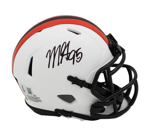 Myles Garrett Signed Cleveland Browns Speed Lunar NFL Mini Helmet