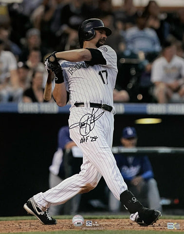 Todd Helton Signed Colorado Rockies 16x20 Photo HOF TRI 44645