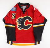 Dion Phaneuf Signed Calgary Flame Jersey (Beckett COA) 3xNHL All Star Defenseman