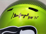 STEVE LARGENT AUTOGRAPHED SEAHAWKS FLASH FULL SIZE HELMET HOF 95 MCS 210460