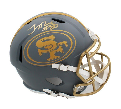 Jerry Rice Signed San Francisco 49ers Speed Full Size Slate Helmet