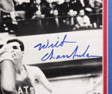 Wilt Chamberlain Autographed Framed 16x20 Photo Philadelphia 76ers JSA #Y36288