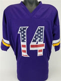 Stefon Diggs Signed Vikings "USA Flag" Jersey (TSE COA) Minnesota Wide Receiver