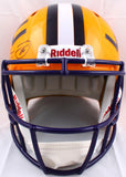 Jarvis Landry Odell Beckham Signed LSU Tigers F/S Speed Helmet- Beckett W Holo