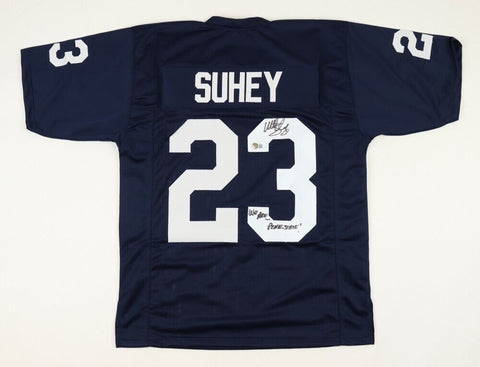 Matt Suhey Signed Nittany Lions Jersey "We Are. Penn State"/ Beckett /1985 Bears