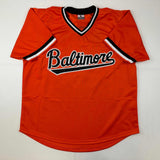 Autographed/Signed Eddie Murray Baltimore Orange Baseball Jersey Beckett BAS COA