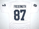 Pat Freiermuth Autographed White College Style Jersey - Beckett W Hologram