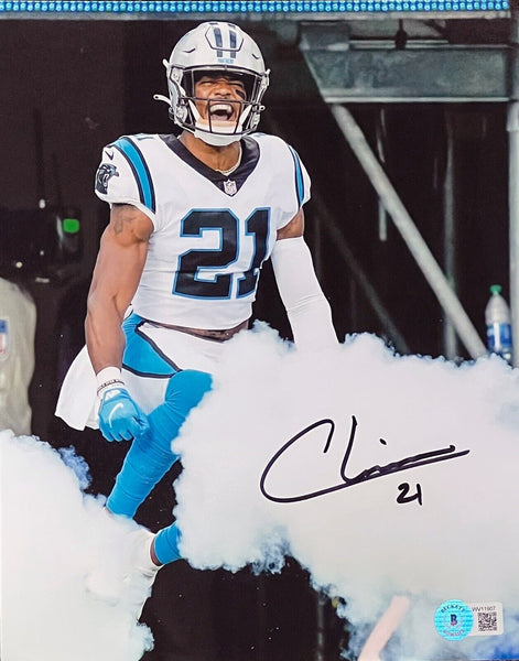 JEREMY CHINN AUTOGRAPHED SIGNED CAROLINA PANTHERS 8x10 PHOTO BECKETT