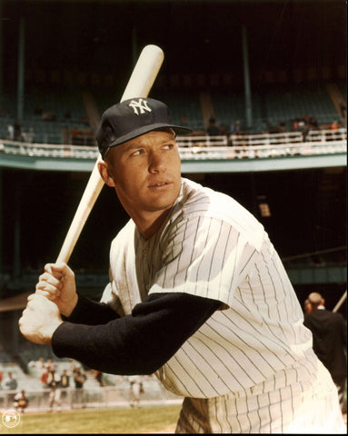 Yankees Mickey Mantle 8x10 PhotoFile Batting Stance Closeup Photo Un-signed