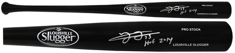 Frank Thomas Signed Louisville Slugger Black Baseball Bat w/HOF 2014 - (SS COA)