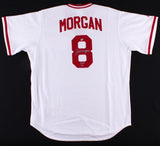 Joe Morgan Signed Cincy Reds Majestic Cooperstown Collection Jersey (Radtke COA)