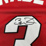 Autographed/Signed Dwyane Wade Miami Heat Red 2005-06 M&N Jersey Fanatics COA