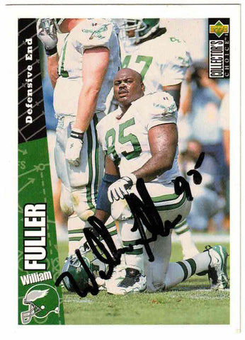 William Fuller Autographed 1996 Upper Deck Choice #310 Trading Card 46252