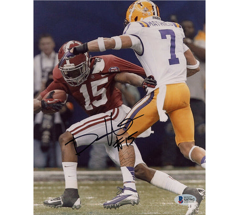 Darius Hanks Signed Alabama Crimson Tide Unframed 8x10 NCAA Photo "Catch Over Ho