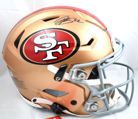 Patrick Willis Autographed 49ers F/S Speed Flex Helmet - Beckett W Hologram