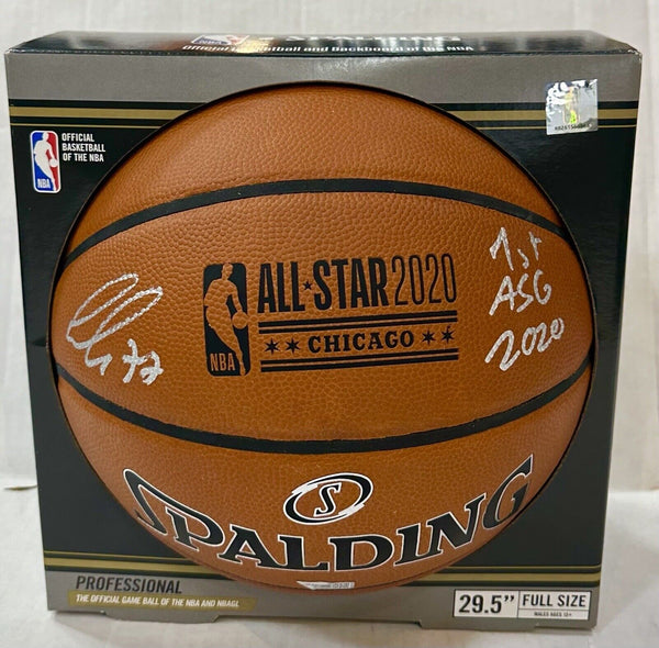 Luka Doncic Signed 2020 Spalding 1st ASG Basketball Mavericks Auto /20 Fanatics