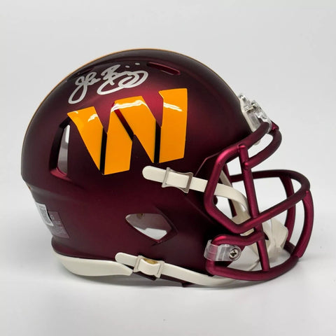 John Riggins Autographed Signed Washington Commanders Mini Helmet Beckett