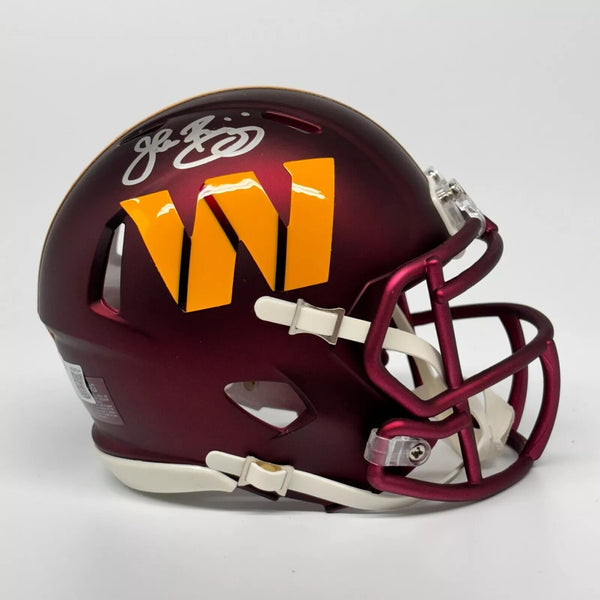 John Riggins Autographed Signed Washington Commanders Mini Helmet Beckett